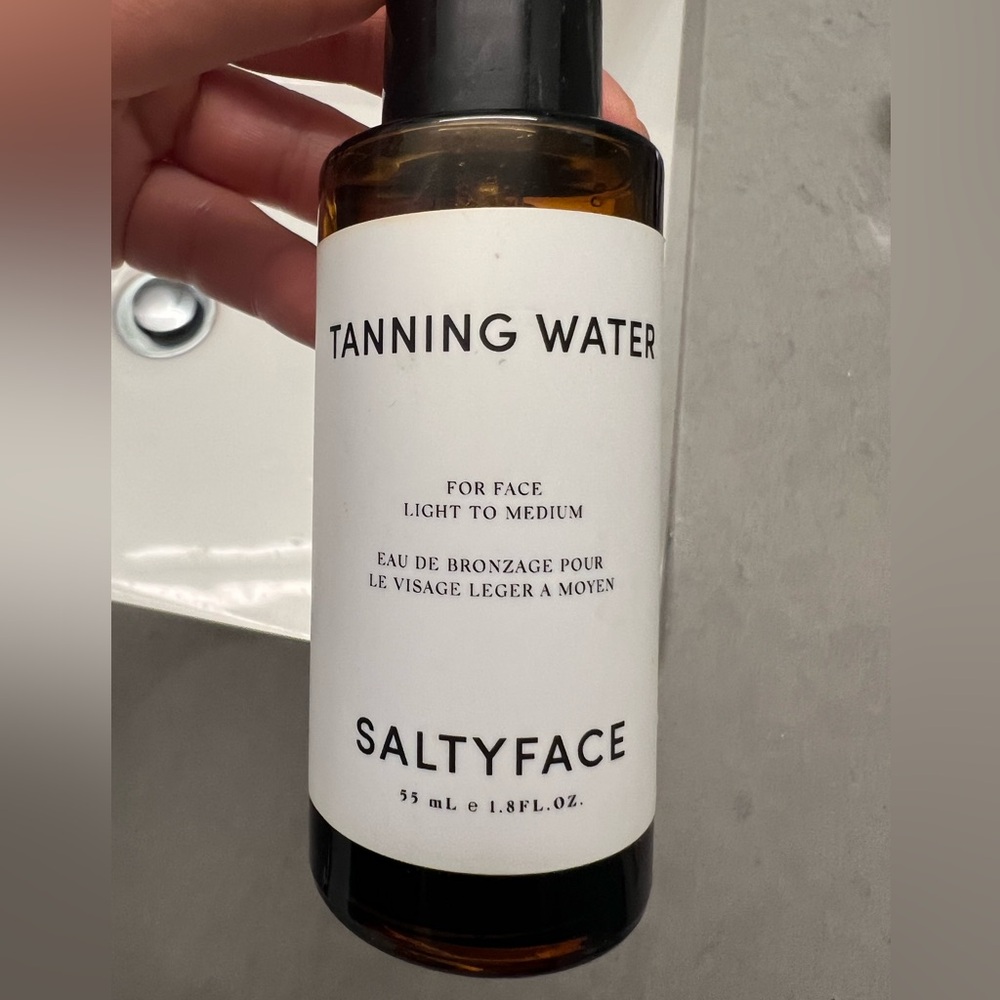 Salty Face tanning facial water